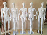 Манекени жіночі білі глянсові, фото 3