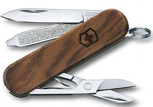 Нож складной Victorinox Classic Sd Wood, коричневый