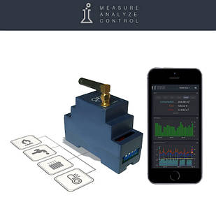 Розумний лічильник імпульсів з WiFi D105EA вода, газ, температура, тиск