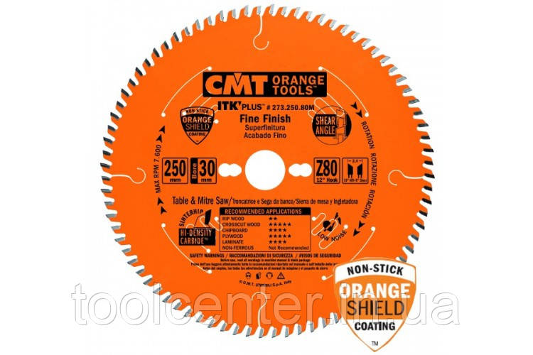 Пила СМТ 250x2.4x30 Z80