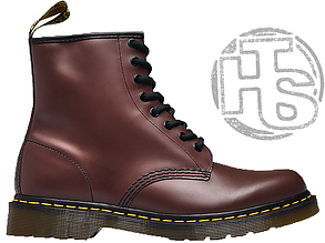 Жіночі черевики Dr Martens Boots 1460 Smooth Cherry Red (с мехом) 11821600