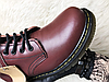Чоловічі черевики Dr Martens Boots 1460 Smooth Cherry Red (с мехом) 11821600, фото 7