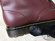 Чоловічі черевики Dr Martens Boots 1460 Smooth Cherry Red (с мехом) 11821600, фото 5