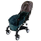 Універсальний Зимовий дитячий спальний конверт забарвлення Біле із сірим ромбом KTD101, фото 4