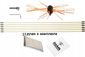 Tornado роторний набір для чищення димоходу (11 ручок)