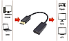 Адаптер-перетворювач Displayport (DP) - HDMI, конвертер displayport - HDMI, фото 2