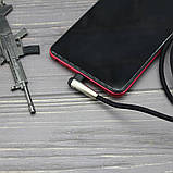 Ігровий андроїд-спід андроїд 90 градусів кабель-індикатор Baseus Sharp Bird Micro USB швидке заряджання 1 метр, фото 9