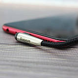 Ігровий андроїд-спід андроїд 90 градусів кабель-індикатор Baseus Sharp Bird Micro USB швидке заряджання 1 метр, фото 10