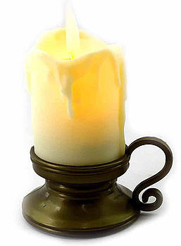 Свічка з Led підсвічуванням з рухомим полум'ям (9х7х5,5см)