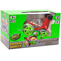 Машинка-перевертень "Автопром» на радіокеруванні аккум., Свет.колеса, 29,5х18х16 см Червона (8817AB), фото 6