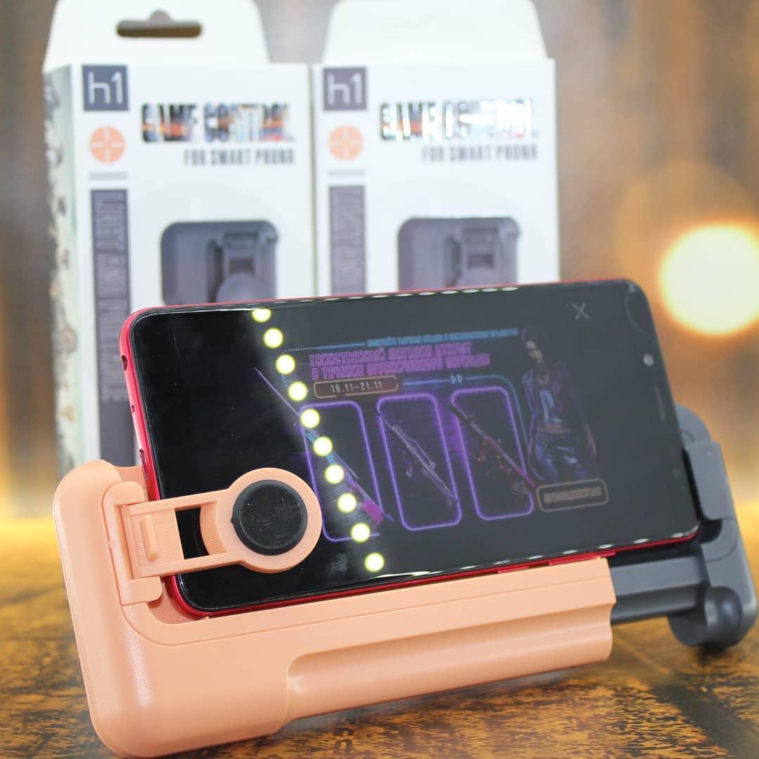 H1 ігровий тримач ручки ручки для смартфона телефона зі стиком кнопкою для керування персонажем, фото 1