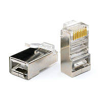 Коннектор RJ45 экранированный ATcom RJ45 8p8c FTP Cat 5e