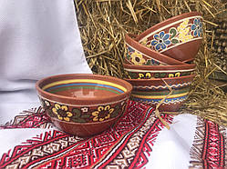 Глиняна піалка ( діаметр 14см. 350мл.л.)