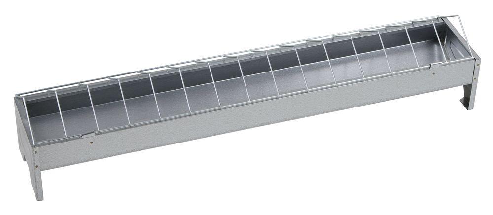 Годівниця для курей оцинкована, 75 х 10 см Італія, фото 1