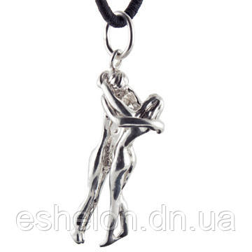 Срібний кулон Любовна пара Секс, фото 1