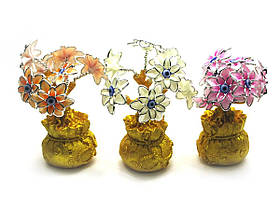 Квіти на мішку багатства (20х8х8 см)