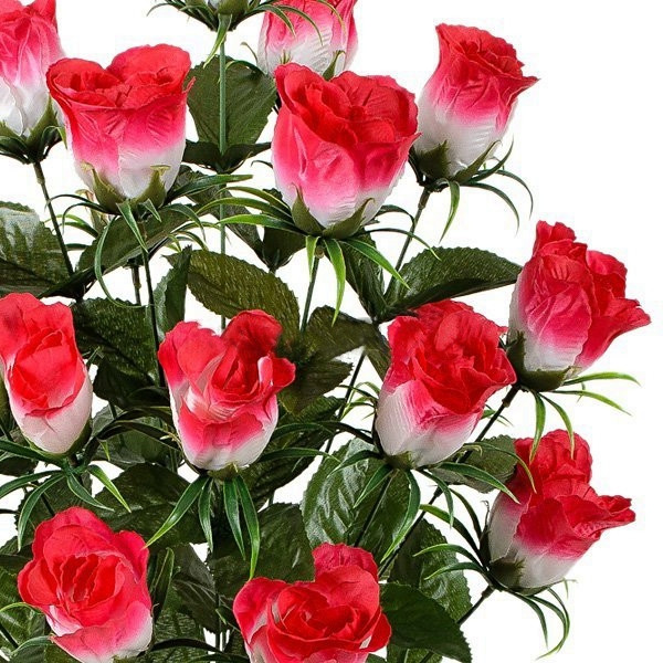 Букет бутони троянд, 70см (10 шт в уп.), фото 1