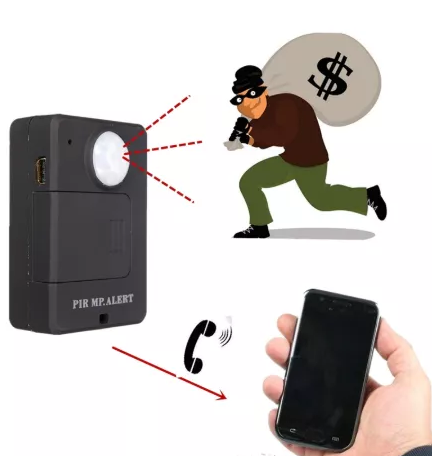 Сигналізація GSM для будинку або автомобіля. A9 PIR MP ALERT + датчик руху