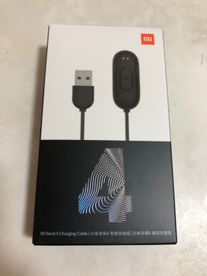 Оригінальний кабель Mi Band 4 виробництва Xiaomi зарядний USB charger Mi Fit Чорний (XMCDQ03HM SJV4143TY)