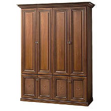 Шафа чотирьохдверна розпашна у вітальню з ДСП/МДФ Терра Скай