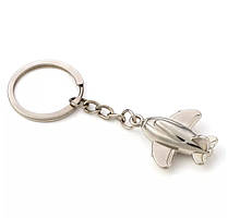 Брелок для ключів з нержавіючої сталі «Літак», подарунковий брелок