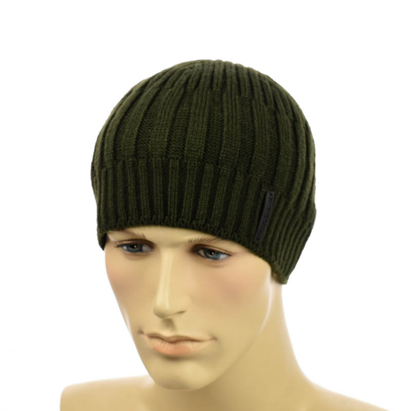 Чоловіча шапка 1*3*1 темний хакі