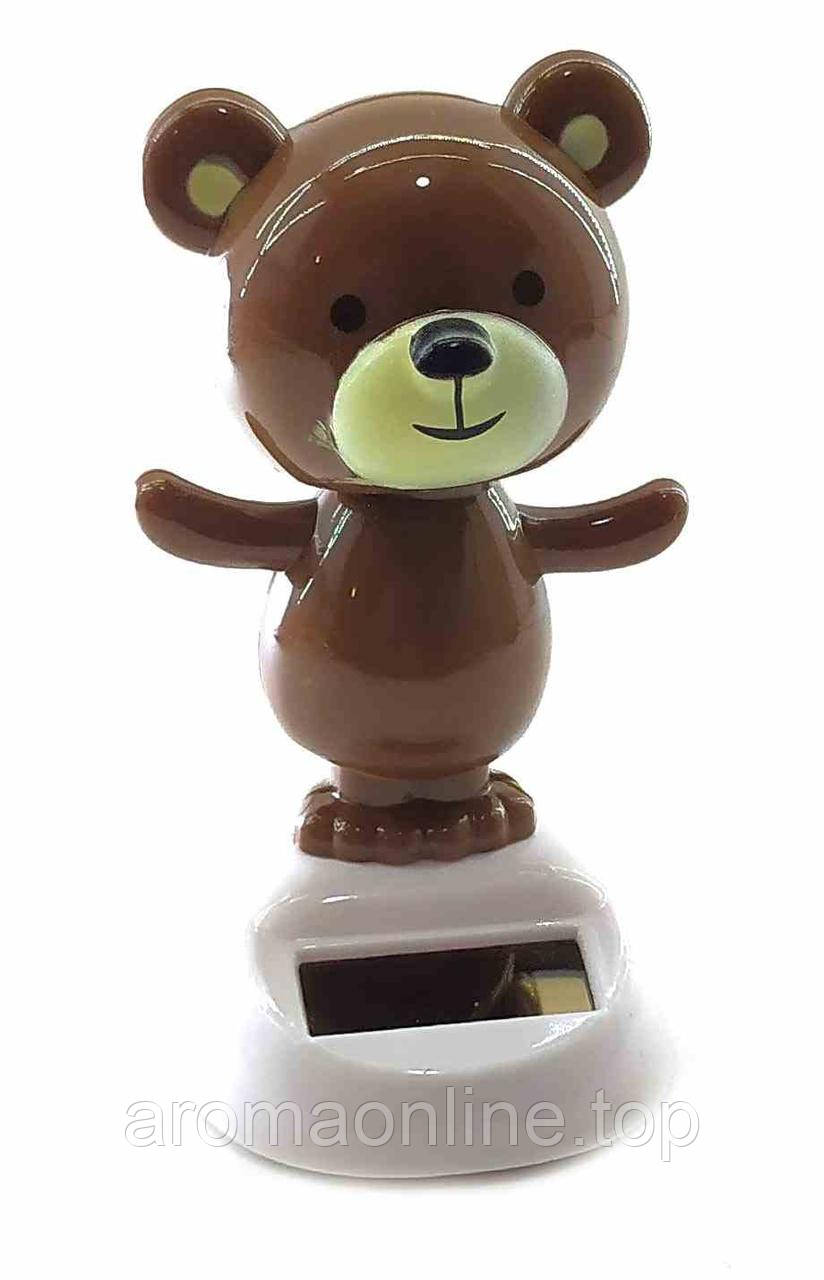 Ведмедик, що танцює на сонячній батареї (Flip Flap) (10,5х6х6 см), фото 1