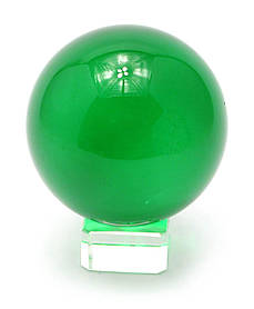 Куля на підставці зелений (8 см)