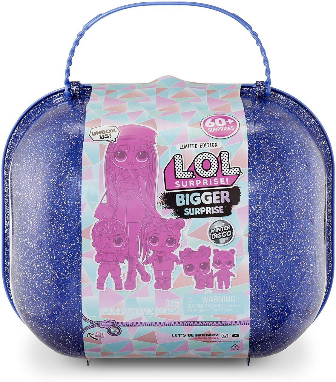 Лол валіза Мега-Сюрприз зимове диско. L. O. L. Surprise Winter Disco Bigger Surprise (421627)