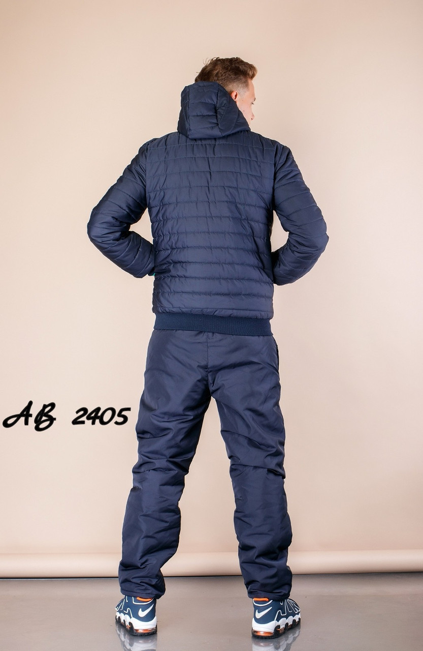Мужской лыжный костюм спортивный теплый на овчине размеры 56 58 Новинка есть цвета - фото 3 - id-p1081302547