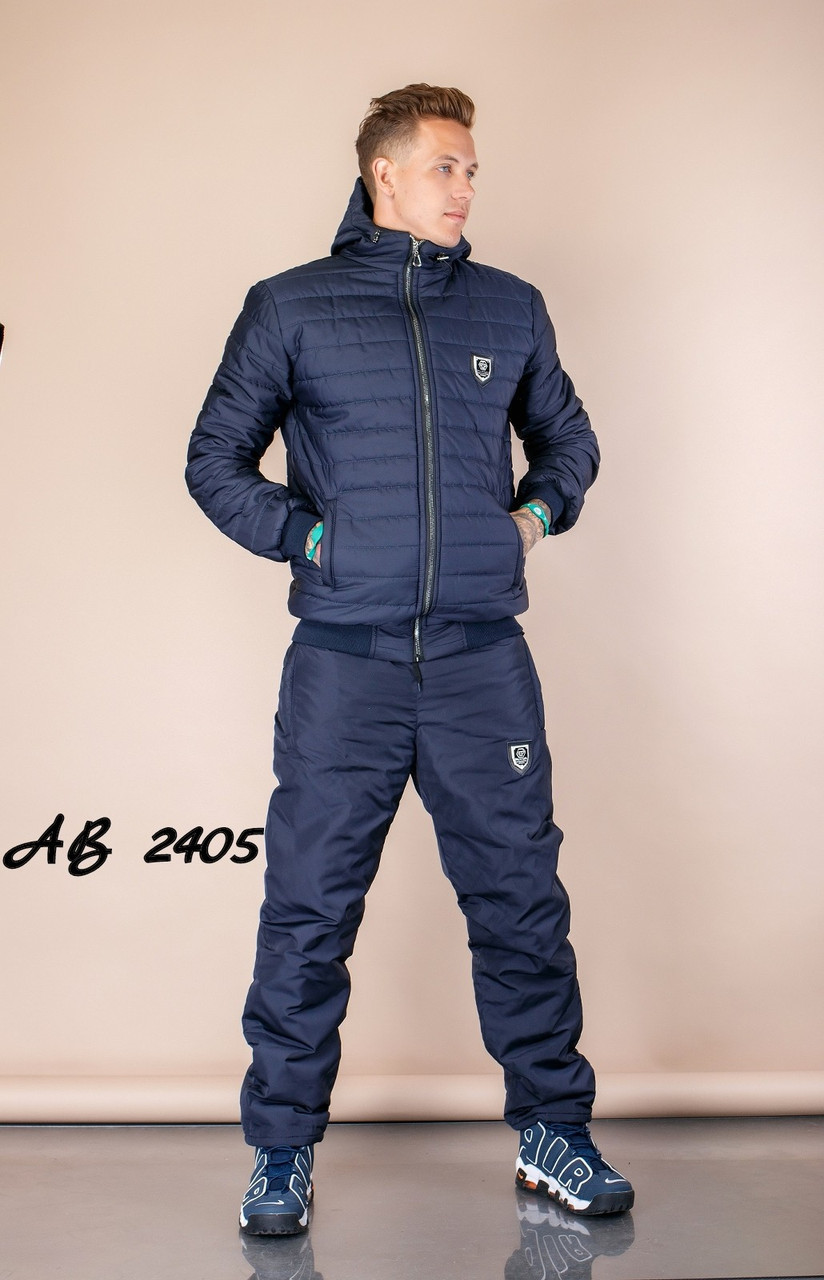 Мужской лыжный костюм спортивный теплый на овчине размеры 56 58 Новинка есть цвета - фото 5 - id-p1081302547