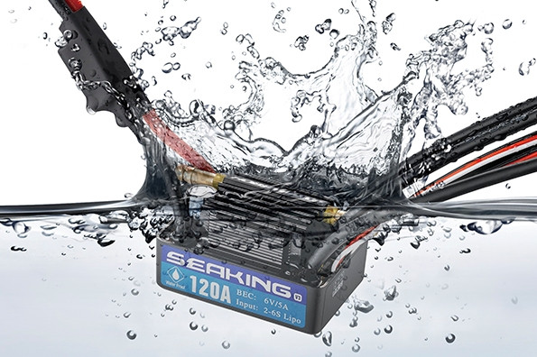 Регулятор HOBBYWING SEAKING V3 120A 2-6S для судномоделей