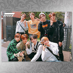 Плакат А3 K-Pop Ateez 003