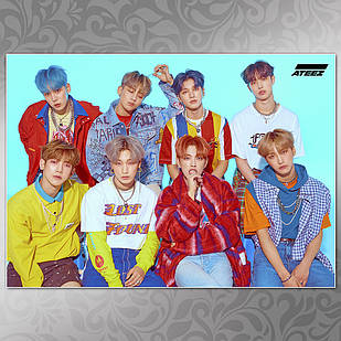 Плакат А3 K-Pop Ateez 007