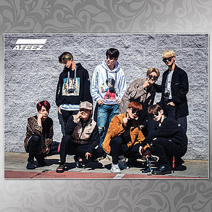 Плакат А3 K-Pop Ateez 010