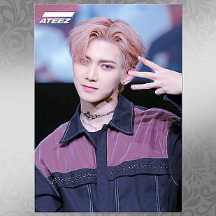 Плакат А3 K-Pop Ateez 011