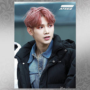 Плакат А3 K-Pop Ateez 012