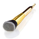 Пензлик скошений для пудри, рум'ян з лопаткою для крему maXmaR MB-258, фото 2