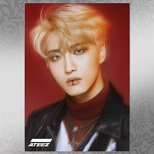 Плакат А3 K-Pop Ateez 015