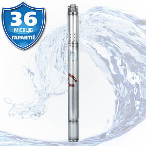 Насос свердловинний шнековий, напір 50 м, Латвія VITALS AQUA 2DS 0523-0.5r