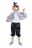 Дитячий карнавальний костюм для хлопчика «Горобець» 100-110 см, сірий, фото 2