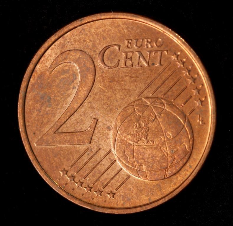 Монета Кипра 2 евро цента 2008-19 г.