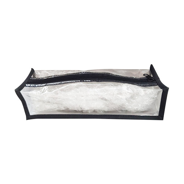 Beauty Cases. Косметичка силіконова прозора. 25см * 9см * 7см. Пенал.