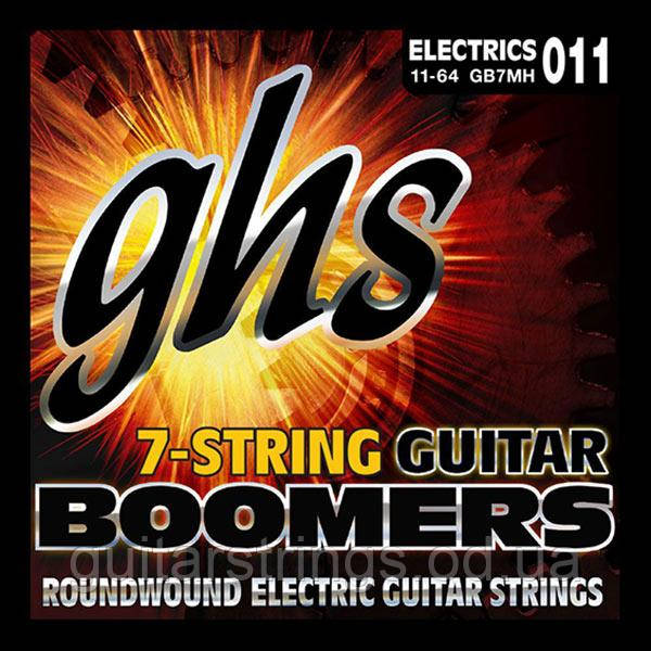 Струны GHS Boomers GB7MH 7-String Medium Heavy 11-64 - фото 1 - id-p1081349856