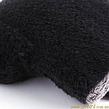 Зимові сенсорні рукавички хутряні, утеплені, флісові (для сенсорних екранів телефонів) Чорні L, фото 8