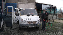 Производство и замена лобового стекла триплекс на автобусе Газель 3221  в Никополе (Украина). 6