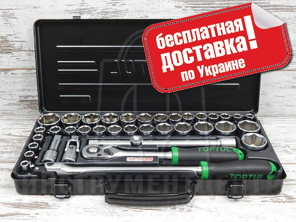 Набір інструменту Toptul GBB3819 1/2" (38 предметів)