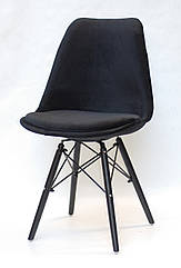 Стілець MILAN SOFT B - BK ЧОРНИЙ ОКСАМИТ В - 4