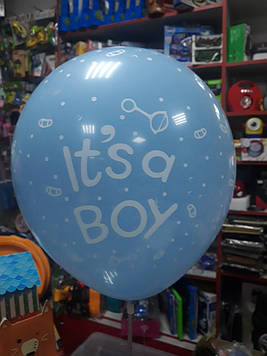 Воздушный шар рождение ребенка для мальчика с надписью it's a boy