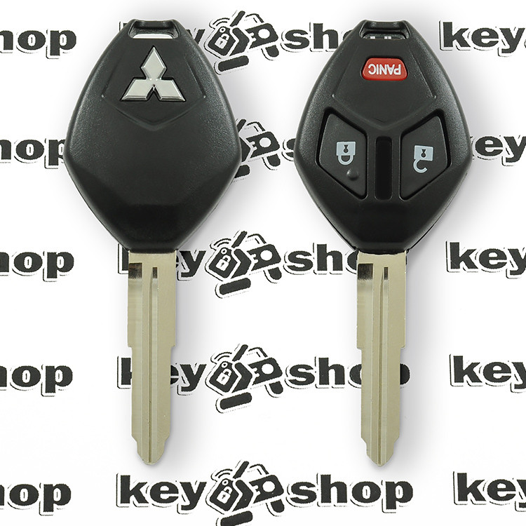 Корпус авто ключа для Mitsubishi (Митсубиси) 2+1 - кнопки - фото 1 - id-p46300751